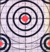 Yet from the 20x20 barrel of the Savage 24 it grouped more densely to the right.