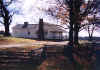 A side-view of the well preserved Ray house.